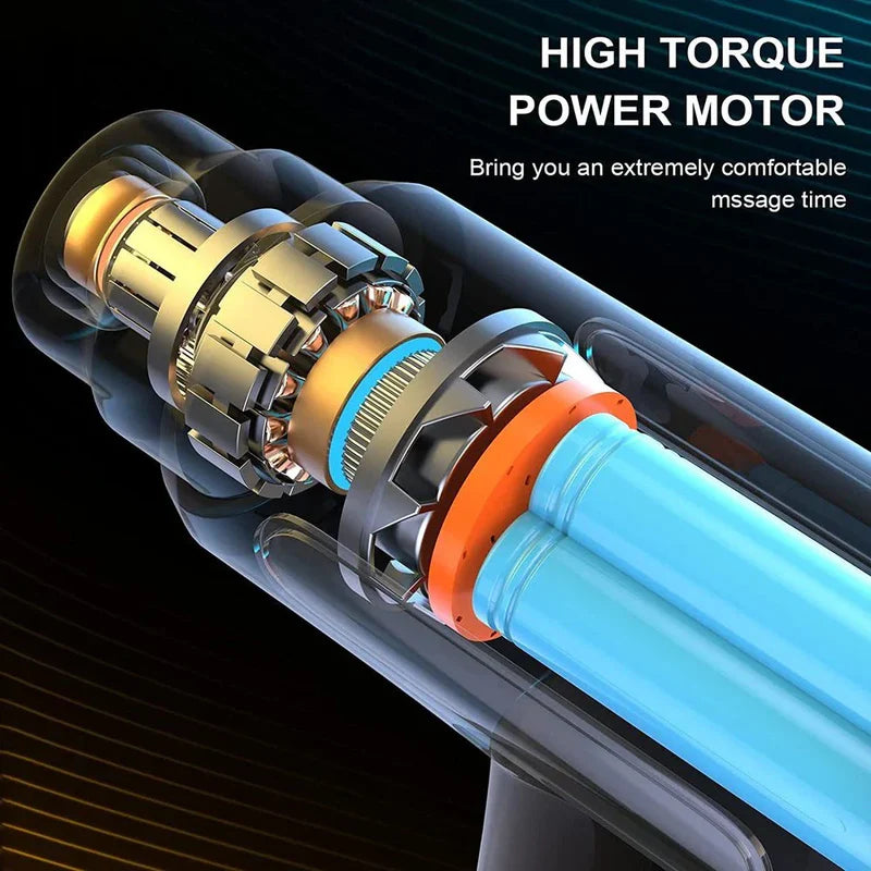 Rechargeable Deep Tissue Massage Gun - Professional Percussion Muscle Massager