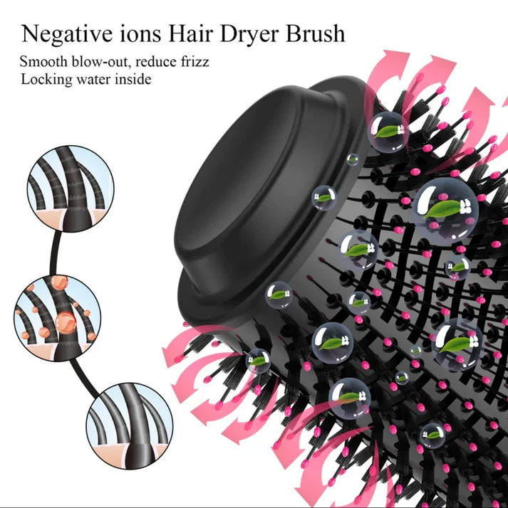 3-in-1 One Step Hair Dryer, Straightener & Volumizer Brush