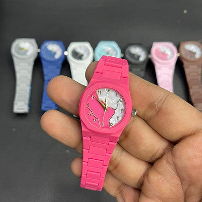 Mini Aura Wrist Watch – Elegant Arabic Dial with Stylish Matte Finish