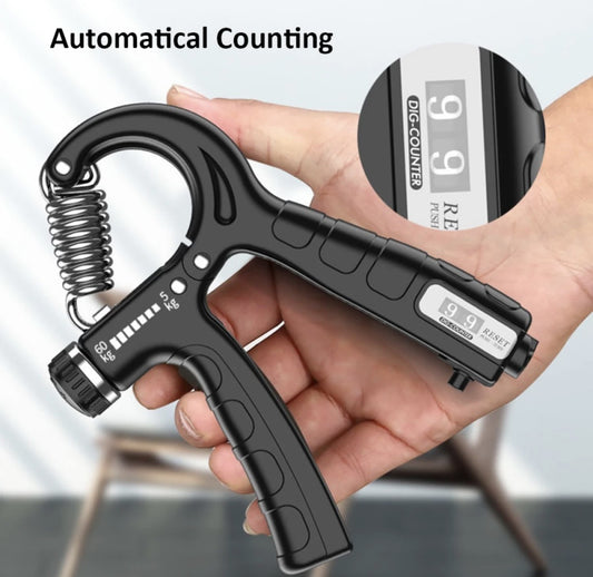 Adjustable Hand Grip Strengthener (5-60kg) with Digital Counter