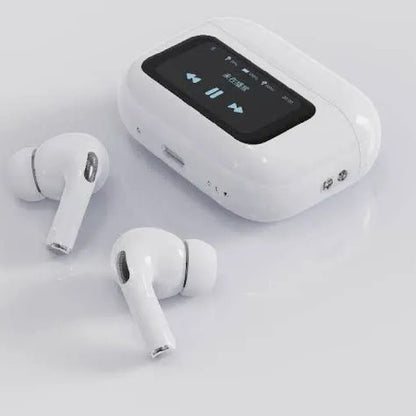 AirPods Pro A9 Smart Case Earbuds – Double Dark ANC/ENC Noise Reduction & LED Touch Display