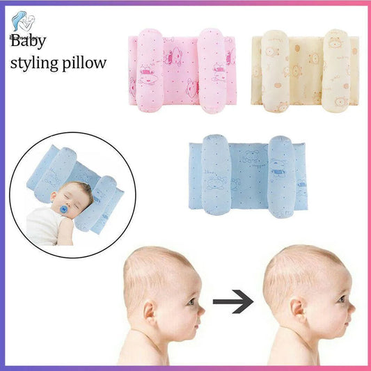 Premium Baby Anti-Flat Head Shaping Pillow – Adjustable Infant Sleep Positioner for Newborns (Free Delivery)
