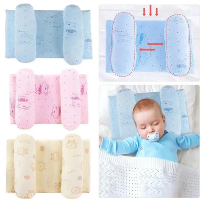Premium Baby Anti-Flat Head Shaping Pillow – Adjustable Infant Sleep Positioner for Newborns (Free Delivery)