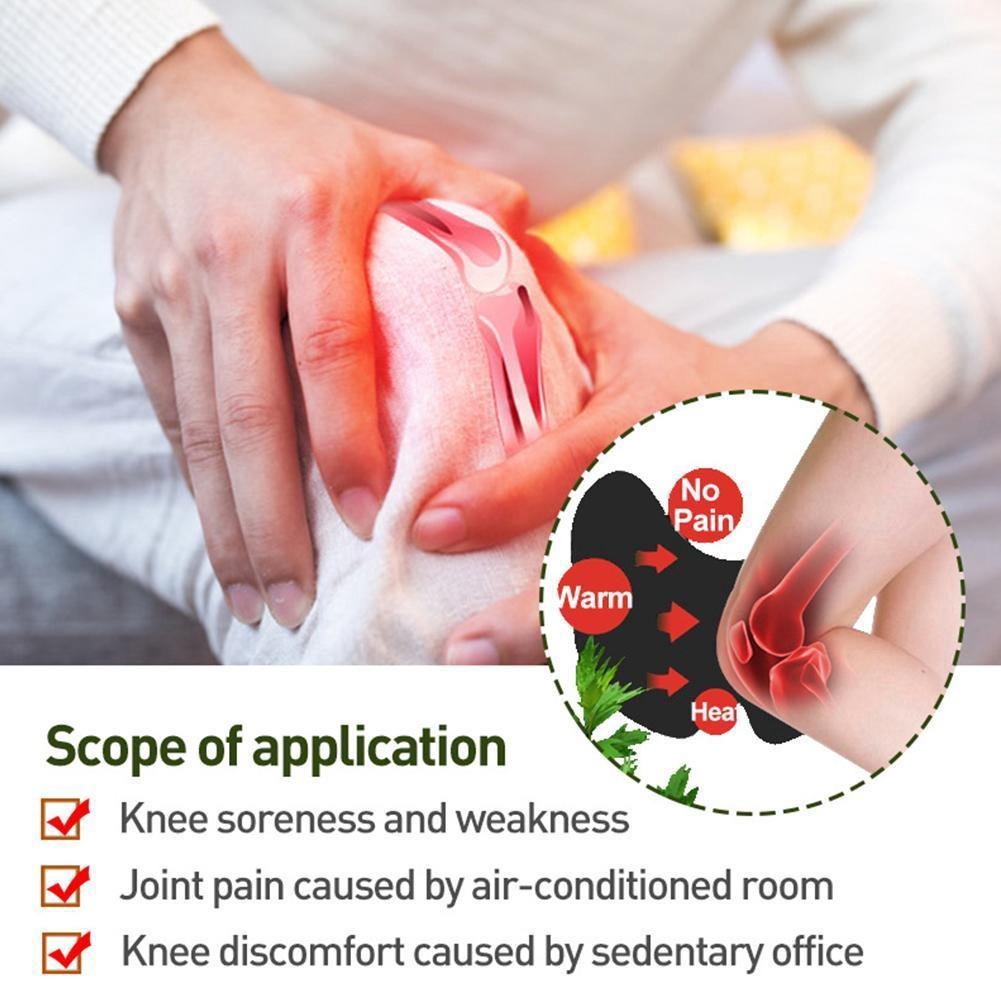 [Pack of 2] Chinese Herbal Knee Pain Relief Patches - 20 Pieces Value Bundle - Free Delivery