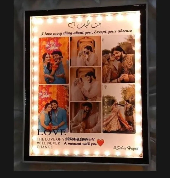 Personalized Magic Mirror LED Photo Lamp - 2-in-1 Custom Photo Frame