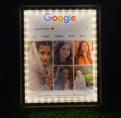 Personalized Magic Mirror LED Photo Lamp - 2-in-1 Custom Photo Frame