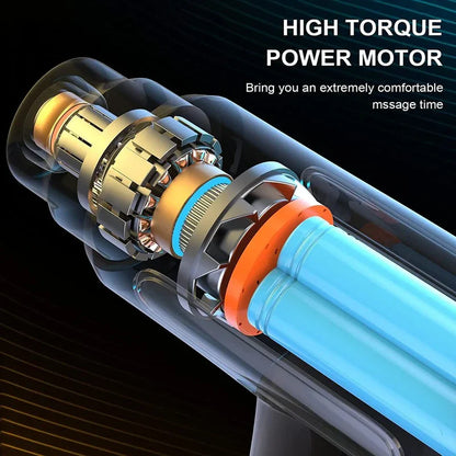 Rechargeable Deep Tissue Massage Gun - Professional Percussion Muscle Massager