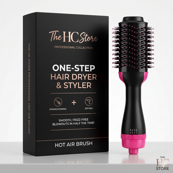 3-in-1 One Step Hair Dryer, Straightener & Volumizer Brush