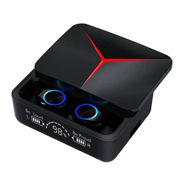 M90 Pro TWS Wireless Earbuds - Bluetooth 5.2 Gaming Headphones with LED Display & ENC Noise Cancelling
